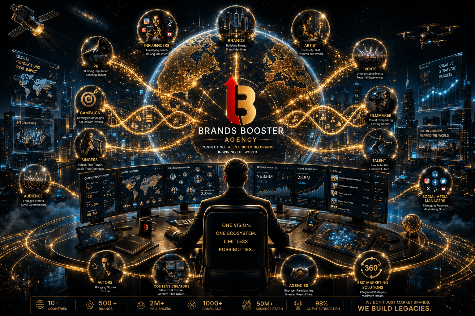 Brand Booster Agency team